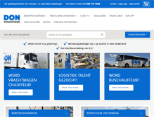 Tablet Screenshot of donopleidingen.nl